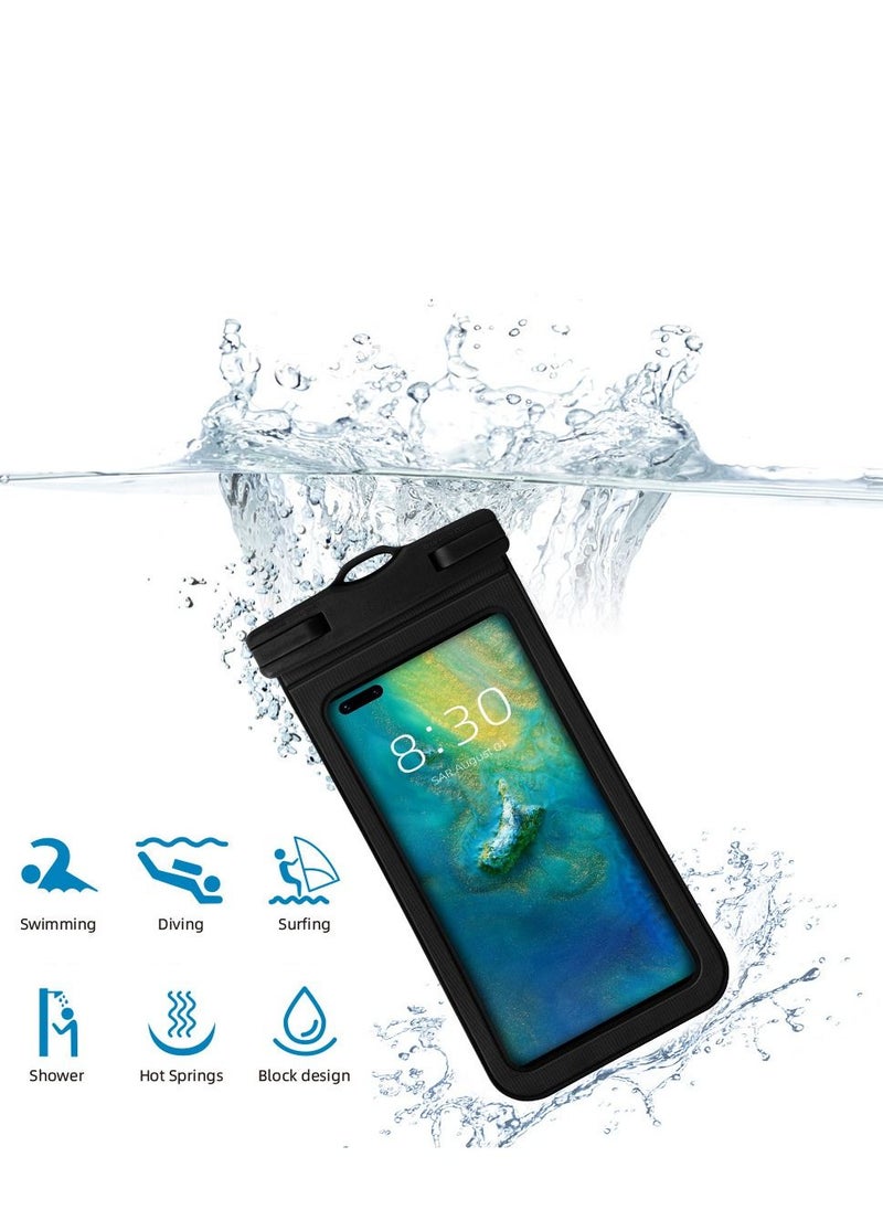 Generic Waterproof Phone Bag Cover, Waterproof Phone Bag Universal IPX8 Waterproof Phone Case Dry Bag with Lanyard  - Image 5