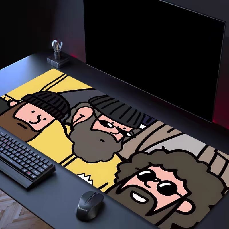 Extra Large Mouse Pad with Big Mustache Design - Office & Gaming Comfort - Image 3