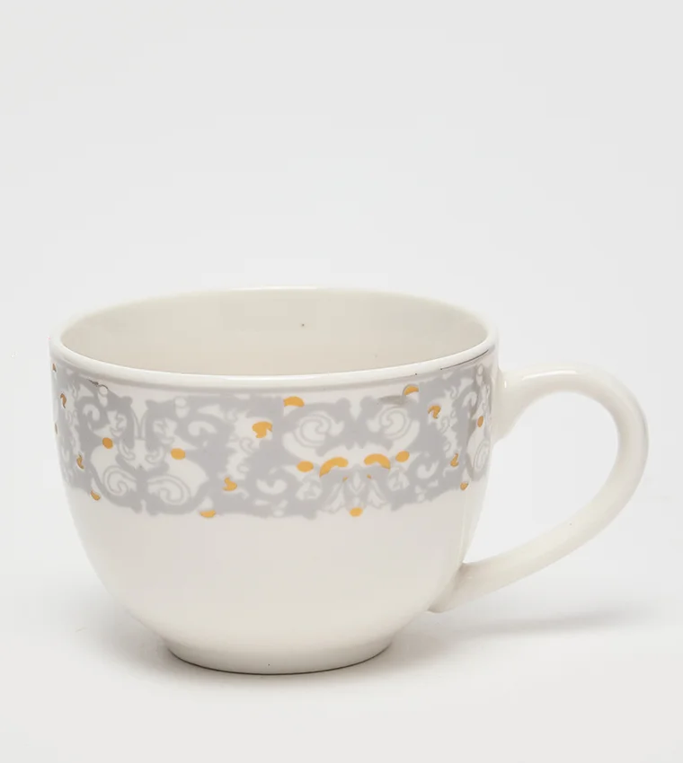 سور لا تابل Espresso Cup &amp; Saucer 90ml White/Silver
