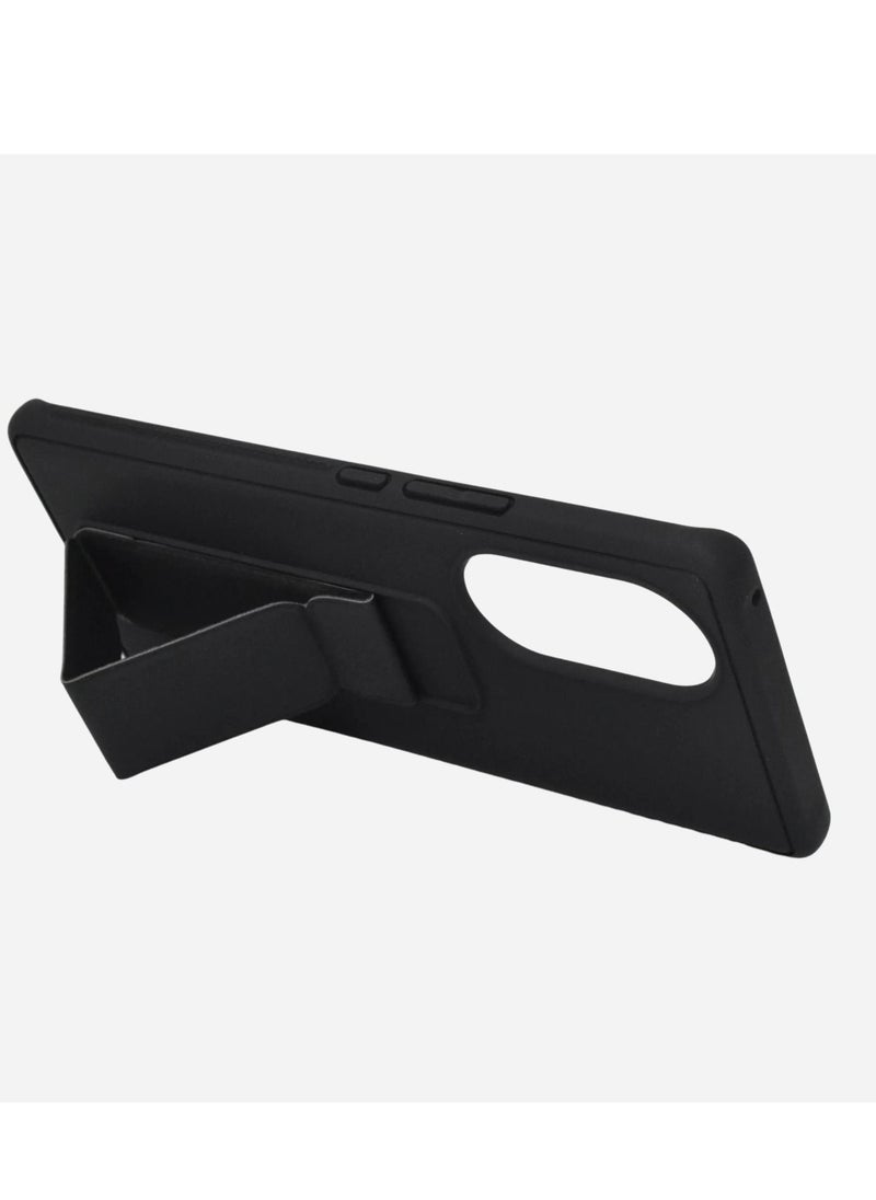 BORTONY - Huawei Nova 9 Case Silicone Camera Protected Shockproof With Finger Grip Stand Cover - Image 1