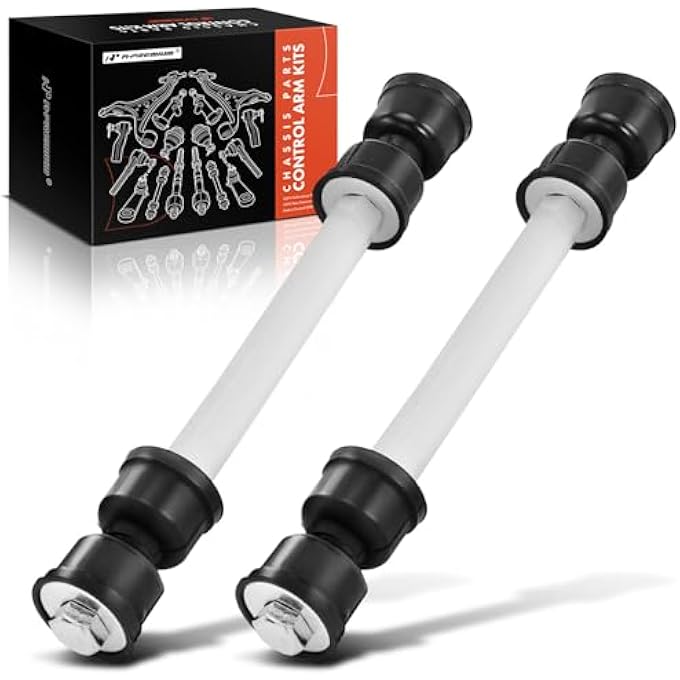 أ-بريميوم 2 × وصلات قضيب التوازن الأمامي أو الخلفي وصلات قضيب التثبيت متوافقة مع فورد إكسبلورر سبورت تراك موستانج جي إم سي سييرا يوكون سافانا كاديلاك إسكاليد لينكولن مارك السابع ميركوري زفير - Image 1