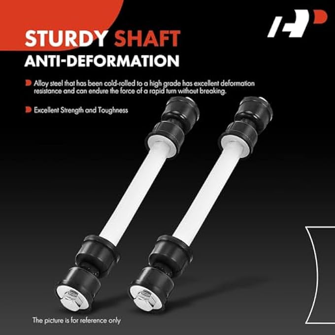 أ-بريميوم 2 × وصلات قضيب التوازن الأمامي أو الخلفي وصلات قضيب التثبيت متوافقة مع فورد إكسبلورر سبورت تراك موستانج جي إم سي سييرا يوكون سافانا كاديلاك إسكاليد لينكولن مارك السابع ميركوري زفير - Image 4