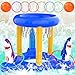HStyle Pool Toys Pool Floats Pool Games for Kids Adult Inflatable Pool Basketball Hoop Ring Toss Game 2in1 Pool Floating Outdoor Party Water Toy for Adults Family Kids Ages 4812 Blue1 - Image 3
