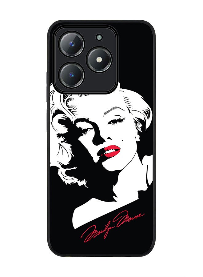 Stylizedd For Realme C63 / Realme C61 4G Case,Slim fit Camera Protection, Shockproof Thin Phone cover  - Marilyn Monroe - Image 1