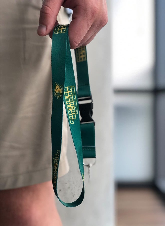 Desert Cactus Northern Michigan University Lanyard NMU Wildcats Car Keys ID Badge Holder Keychain Detachable Breakaway Snap Buckle (Green) - Image 5