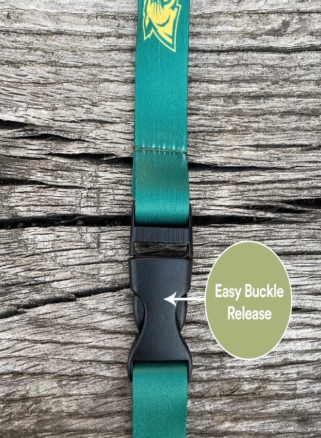 Desert Cactus Northern Michigan University Lanyard NMU Wildcats Car Keys ID Badge Holder Keychain Detachable Breakaway Snap Buckle (Green) - Image 2