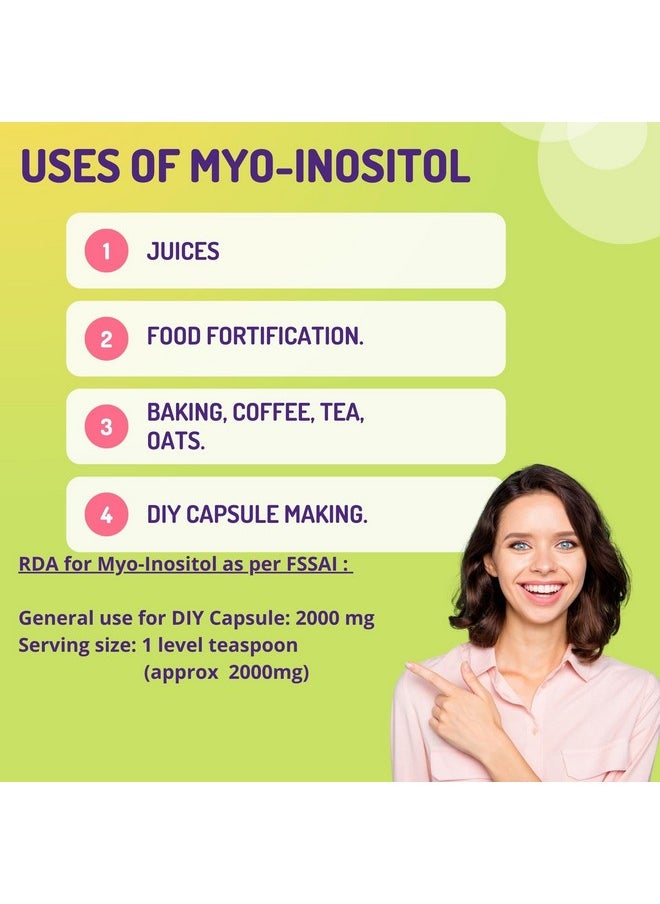 Hollywood Secrets - Myo-Inositol Vitamin B8 Powder 100 Gm - Image 1
