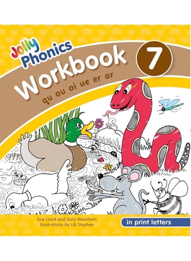 Jolly Phonics Workbook 7 In Print Letters American English edition - Paperback