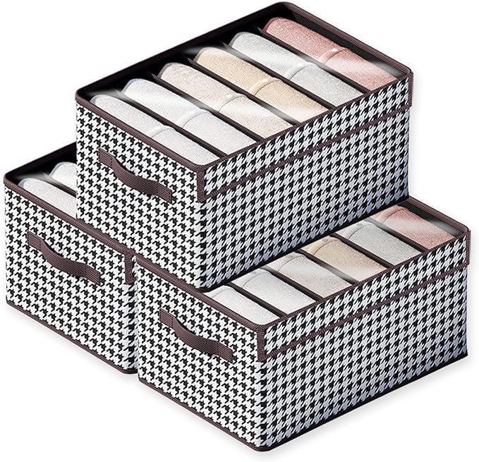 Jukmen Jukmen Folding Wardrobe Storage Box Sweater Pants Organizing Box Drawer Style Bedroom Storage Box Closet Organizers and Storage On Clearance 1 - Image 1