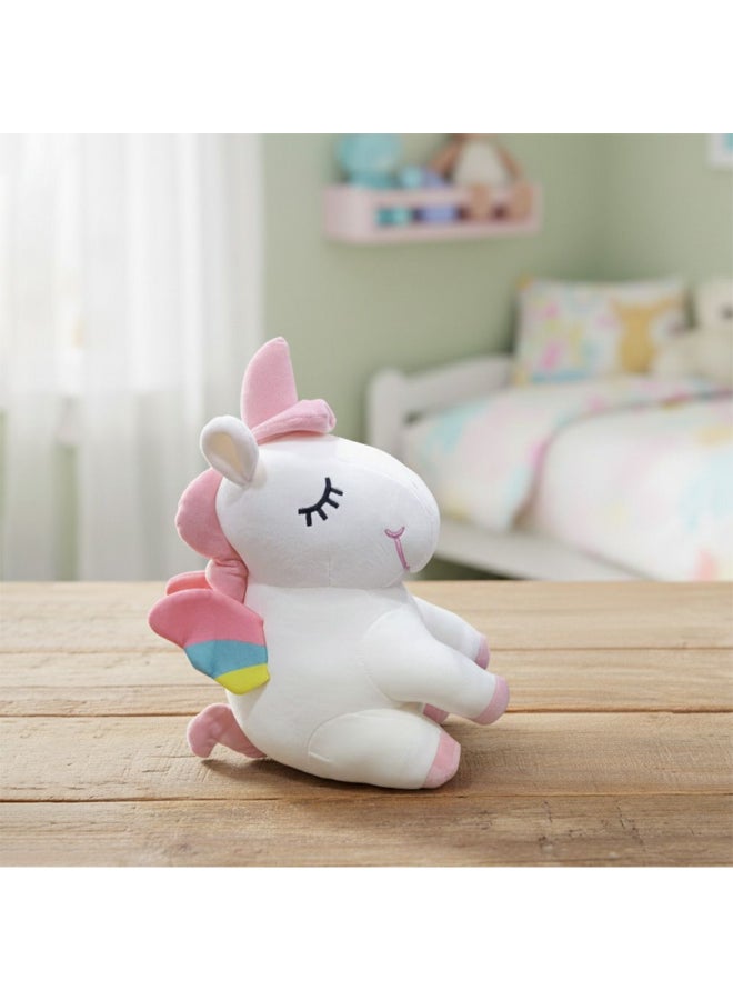DANUBE HOME 34 cm White Plush Unicorn Soft Toy – Magical Stuffed Animal, Dreamy Cuddly Plush, Perfect for Kids’ Room, Birthday Gift & Nursery - Image 1