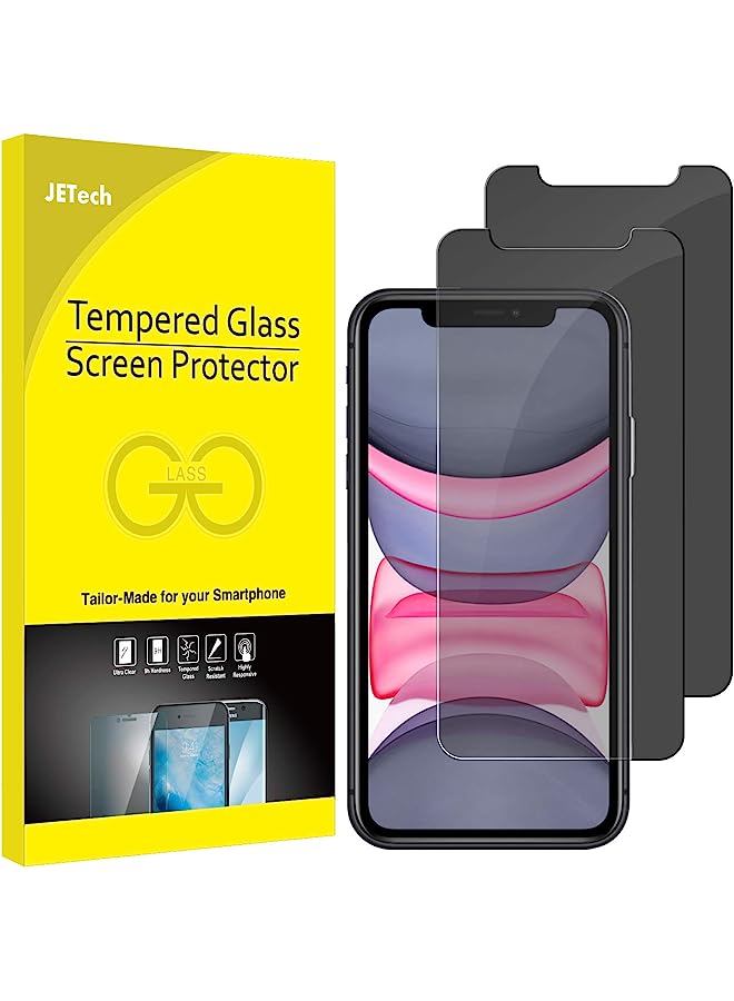 Jetech Privacy Full Coverage Screen Protector For Iphone 14 Pro Max 6.7-Inch, Anti-Spy Tempered Glass Film, Edge To Edge Protection Case-Friendly, 2-Pack - Image 1