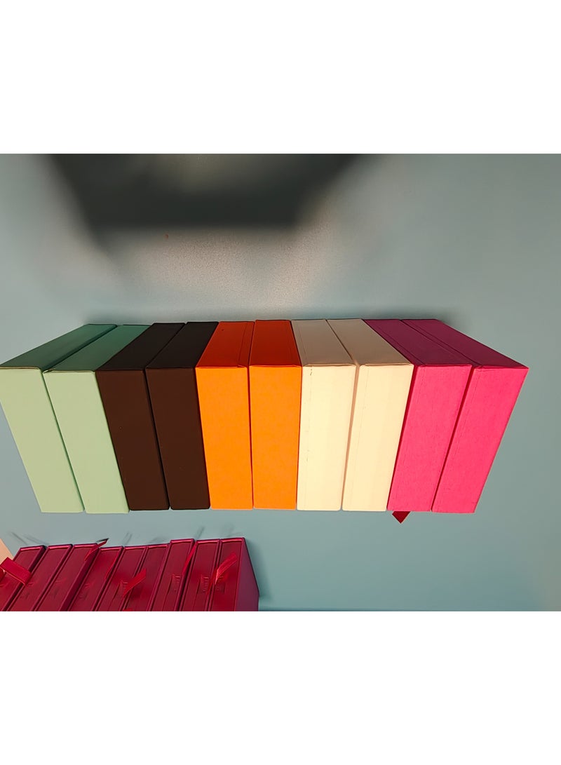 Jewelry Display Storage Box Set of 2 | Red PE Floating Transparent Case | Ring/Bracelet/Coin/Medal/Press-On Nails Showcase Box - Image 4