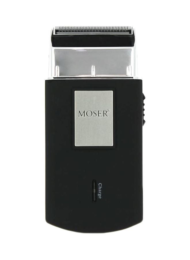 MOSER Mobile Travel Shaver Black/Silver - Image 1