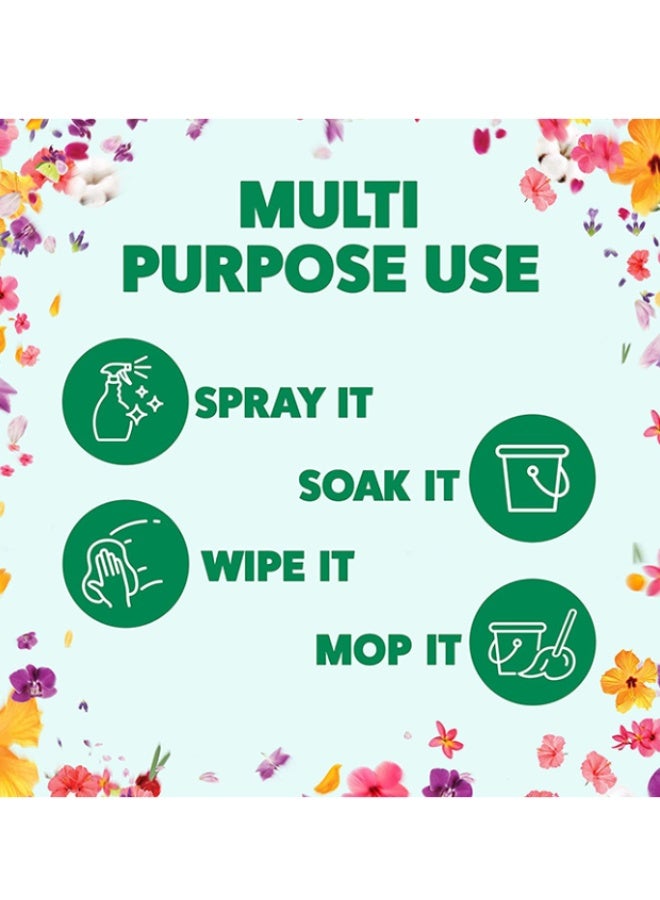 زوفلورا منظف ​​ومطهر مركز للأرضيات برائحة الكتان المنعشة والعطرية، عبوة من قطعتين، 500 مل - Image 4