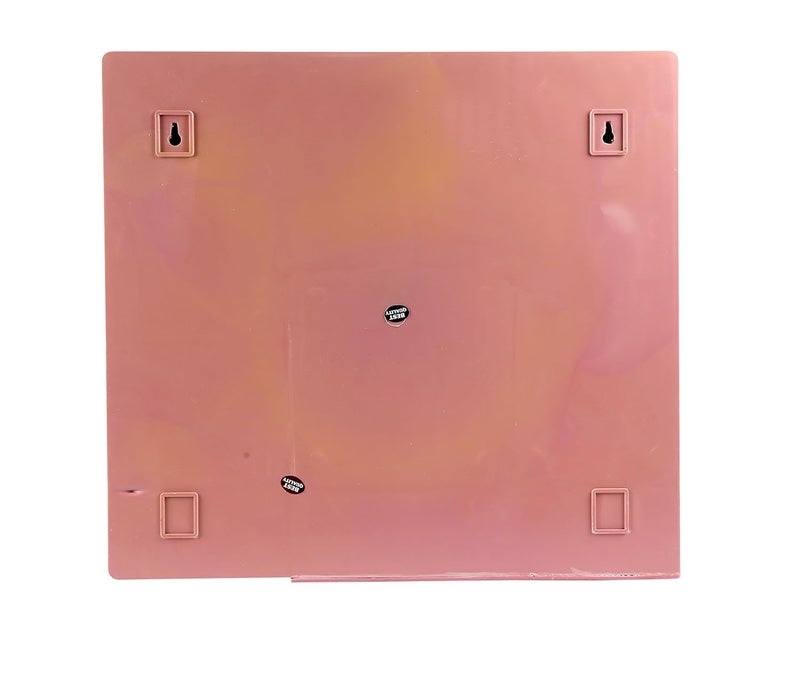 ZOOM Zoom Butterfly Double Mirror Bathroom Mirror Cabinet with Storage ChestShelves Shelf Double Door Bathroom Cabinet Plastic Closet 17x4x16 D Shelf Magenta  - Image 4