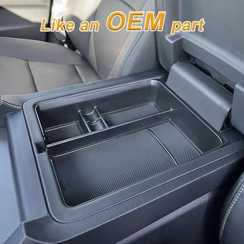 PIMCAR 2-Piece Center Console Organizer & Armrest Divider Set for 2023-2025 Honda Pilot, 2024-2026 Honda Passport/Ridgeline, Custom Fit Durable ABS Plastic Storage Tray - Image 2