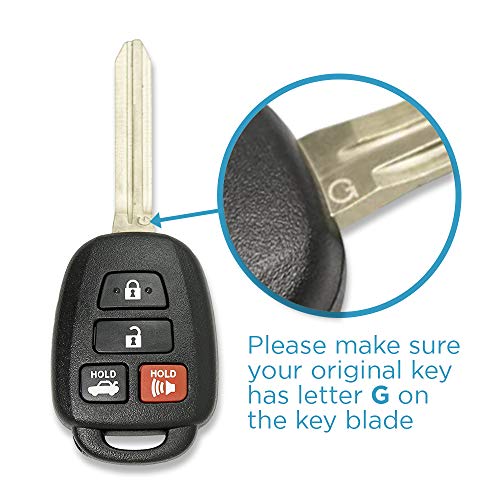 Keyless2Go Replacement for New Keyless Entry Remote Car Key for Vehicles That Use HYQ12BDM with G Chip (2 Pack) - Image 4