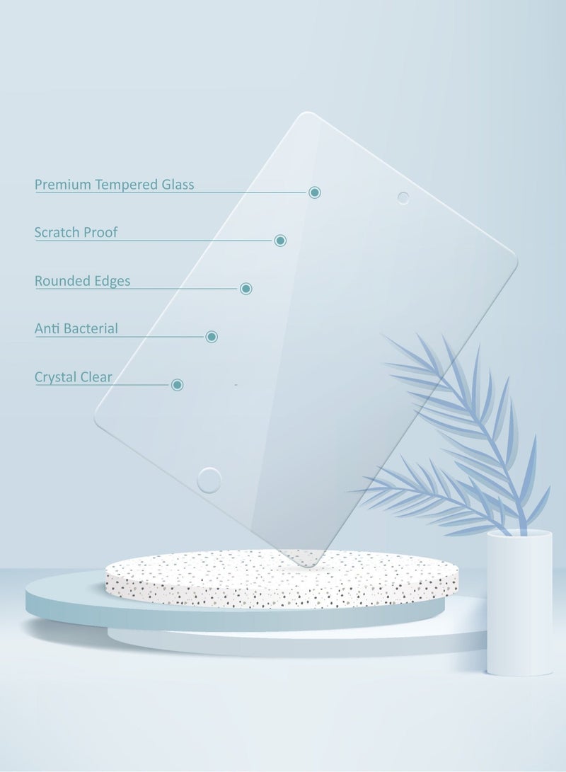 Wtech Premium Anti-Blue Light Tempered Glass Screen Protector For Apple iPad 10.2 2021 9th Generation Clear - Image 4