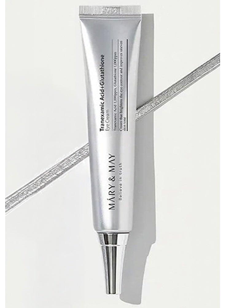 MARY & MAY Tranexamic Acid + Glutathion Eye Cream - Image 1