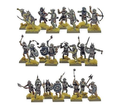 Warlord Games Orc Warband 28mm Scale Plastic Miniatures for Warlords of Erehwon Highly Detailed Fantasy Miniatures for Tabletop Wargaming - Image 1