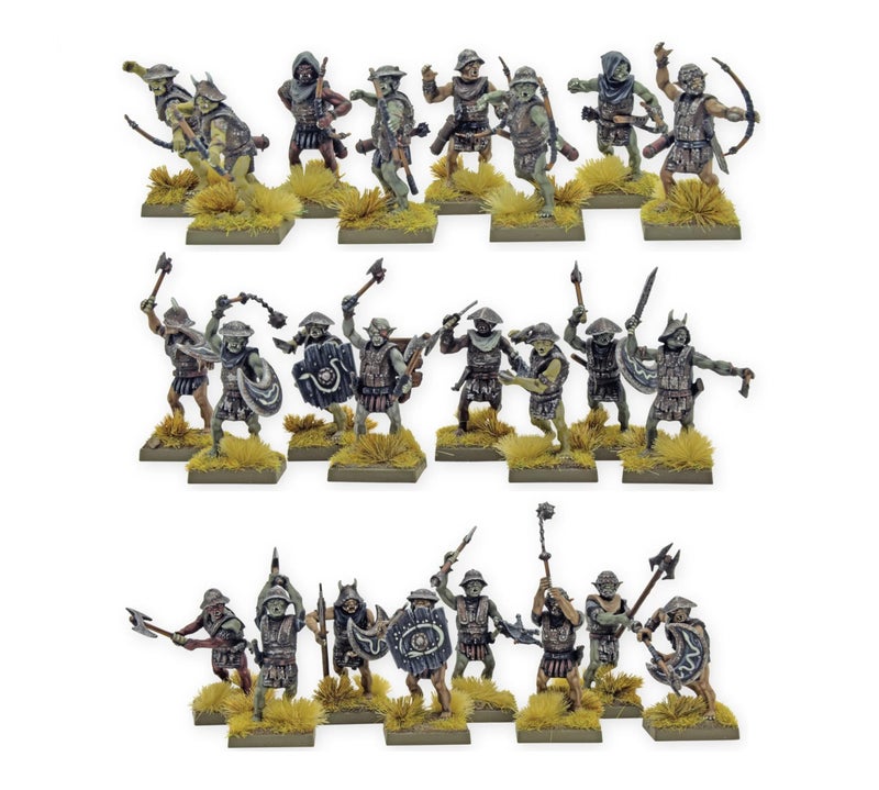 Warlord Games Orc Warband 28mm Scale Plastic Miniatures for Warlords of Erehwon Highly Detailed Fantasy Miniatures for Tabletop Wargaming - Image 2