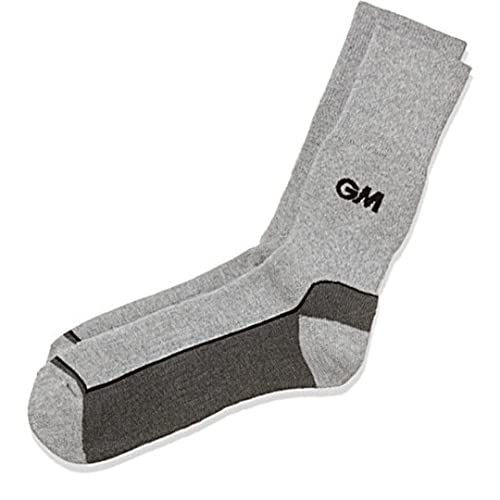 Gunn & Moore GM 1 Polyester Cricket Socks Free Size (Grey/Black) - Image 3