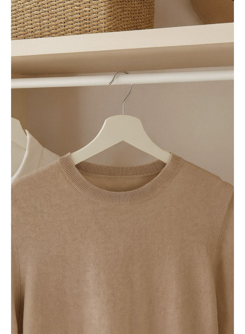 Harmony Homes Plastic Clothes Hangers Non-Slip 30 Pack – Durable Space Saving Hangers for Shirts, Suits, Coats & Sweaters (White) - Image 1