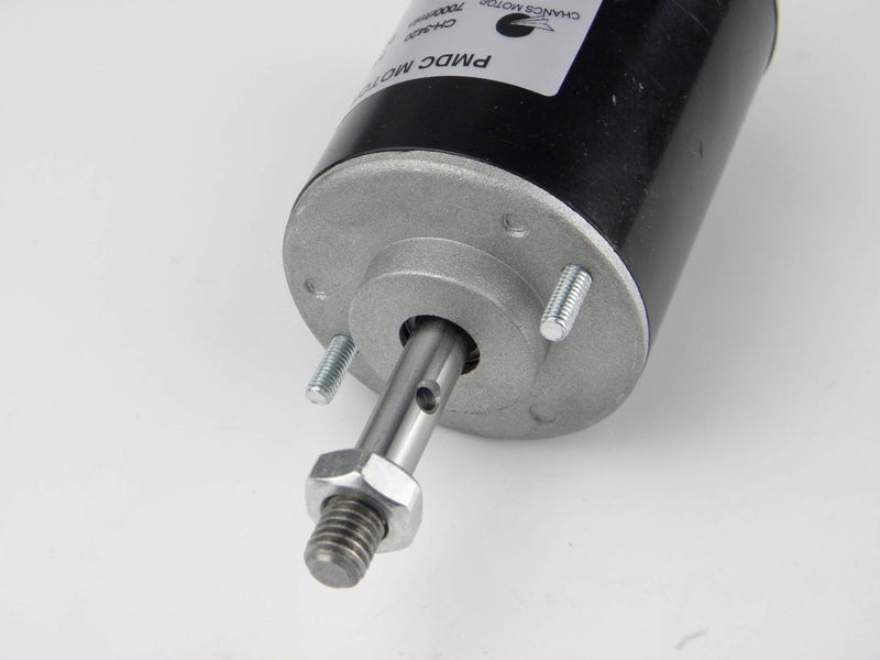 CHANCS 30W Permanent Magnet DC Motor CH-3420 24V 7000RPM CW/CCW Reversible Electric Gear Motor High Speed Low Noise with 20A PWM DC Motor Speed Controller with Bracket - Image 3