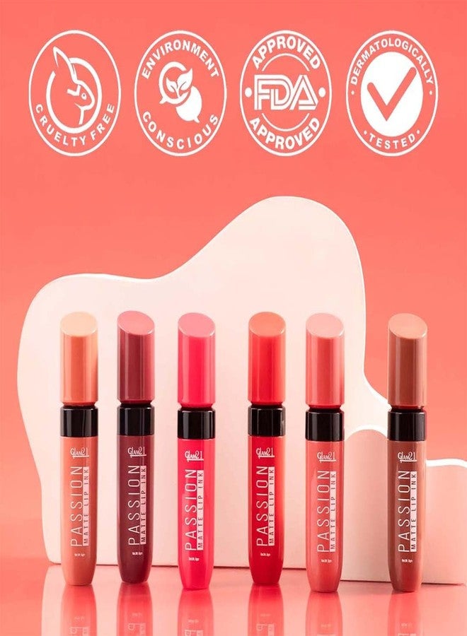 Glam 21 Glam21 Passion Matte Lip Ink | Upto 12-Hour Color Stay | Lightweight & Comfortable | Non-Sticky And Non-Drying - 17 Milky Nude,6gm - Image 4