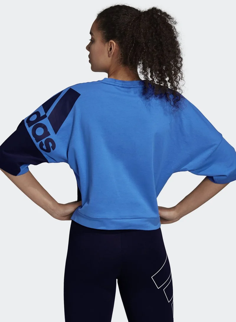 Adidas Must Have Color Block Sweatshirt