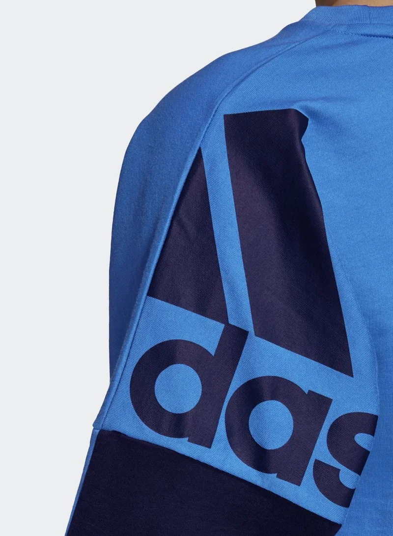 Adidas Must Have Color Block Sweatshirt