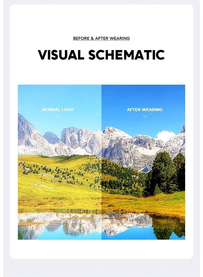 سِيكجُوك نظارات شمسية ريترو للرجال والنساء نسائية ورجالية نسائيه رجاليه مستطيلة سميكة بإطار كبير عصرية بحماية من الأشعة فوق البنفسجية تتميز بتصميم نظارة شمسيه نظاره أنيق وتشمل نضارات نساءيه رجالي نضرات رجال من أفضل النظارات الشمسية المتاحة  شفاف - Image 4