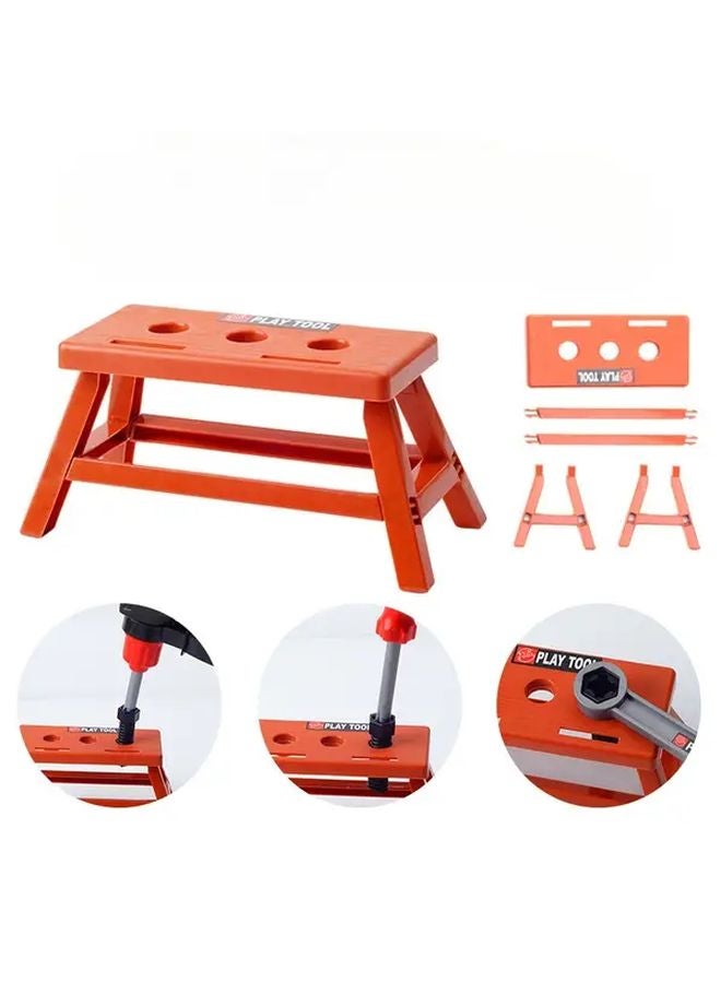 38Pcs Kids Toolbox Set Educational Toy Drill Screwdriver For Hand Eye Coordination - Image 5
