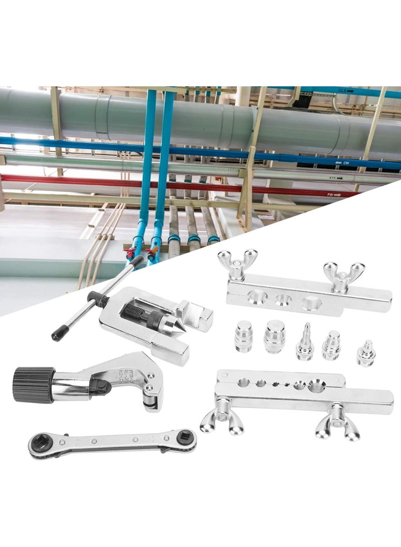 GGOOT CT-278 Flaring Tool Set, Chrome Plated Manual Hardware Expander Tube System, 92 Model Tube Expander for Copper Aluminum Tubing  - Image 3