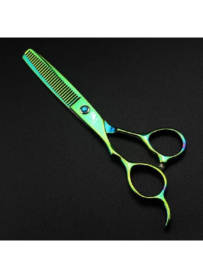 Freelander - 6.0 Inch Lefthanded Professional Hair Scissors Straight & Thinning Barber Shears Japan 440C Steel For Lefthanded Hairdresser - Image 1