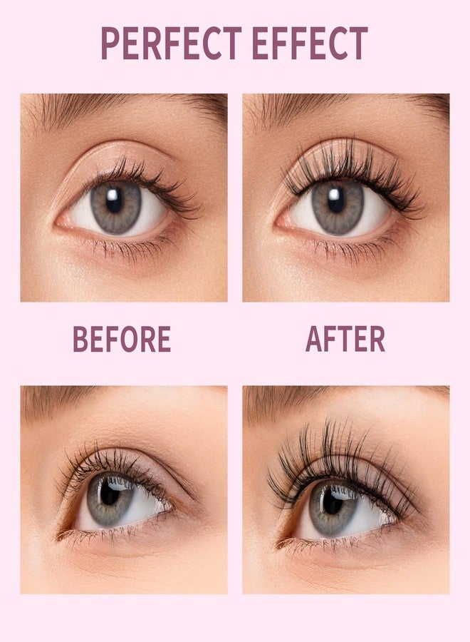 SIMER Magnetic Eyelashes Kit, Soft Magnetic Eyelashes, Natural Look Reusable Glue-free Dual Magnetic Lashes with Applicator, Lightweight Dual Magnetic Lashes - No.1 COMIC STYLE - Image 5