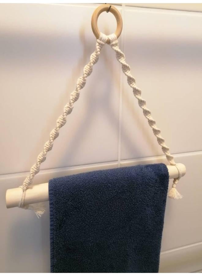 Antikiano Macrame paper roll tissue holder - Image 2
