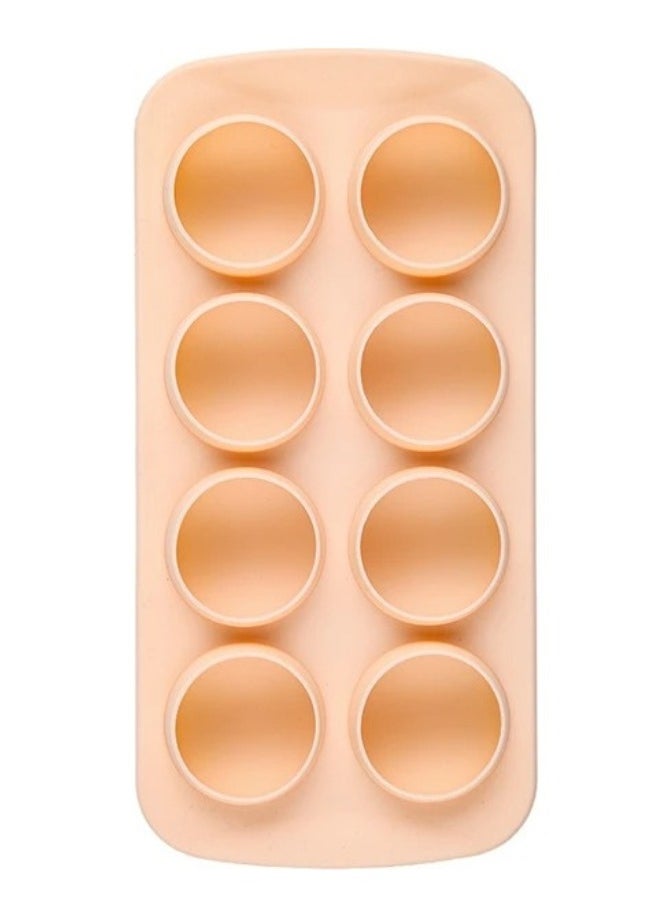 Generic - 8-Cavity Easy Release Reusable Silicone Molds Makers Round Ice Cube Trays - Image 1