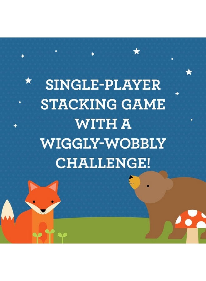 Petit Collage بيتي كولاج: اهتزاز الغابة | لعبة تكديس خشبية للأطفال | ارم النرد وركب الأجسام على الفطر | لا تدع البرج يسقط! | رائعة للأعمار 4 وما فوق - Image 5