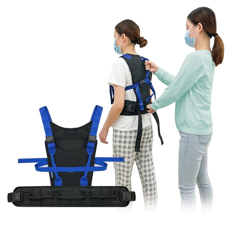 KAVIL Gait Belt for Seniors Transfer Belt Gait Belt with Handles Lift Standing Aids & Supports Physical Therapy Belt Walking Patient Parkinson, Pediatric Elderly Aids for Living - Image 1