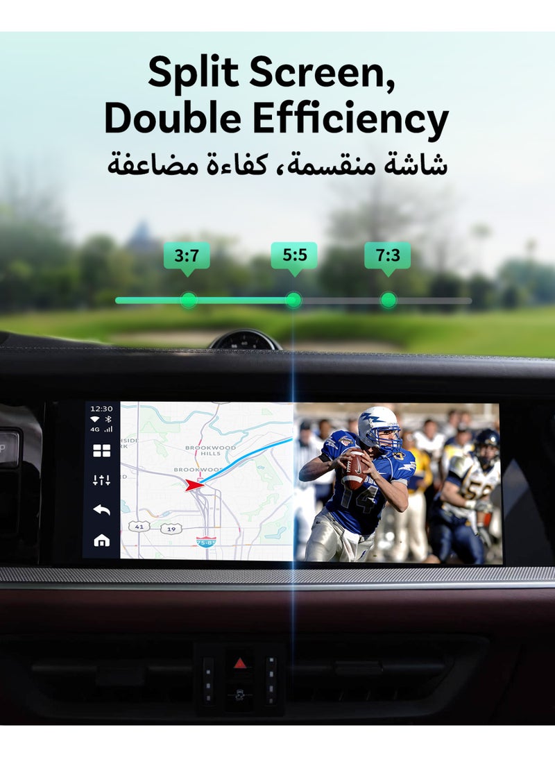 OTTOCAST I3 BMW AI Box Google Play YouTube Netflix Tiktok Disney, with SIM & SD Card Slot, for Car with OEM Wireless CarPlay - Image 4