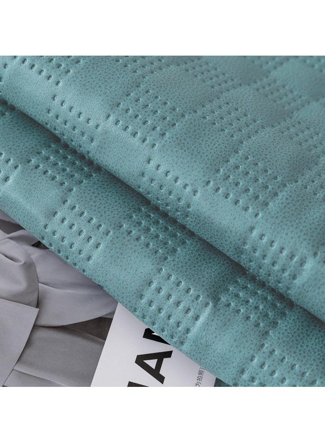 House of Quirk Luxury Waterproof Sofa Cover 1/2/3/4 Seater Anti-Slip Plaid Sofa Cover Washable Sofa Slipcover Furniture Protector from Pets Replacement Protector (2 pc Armrest Light Blue, 50x70cm) - Image 5