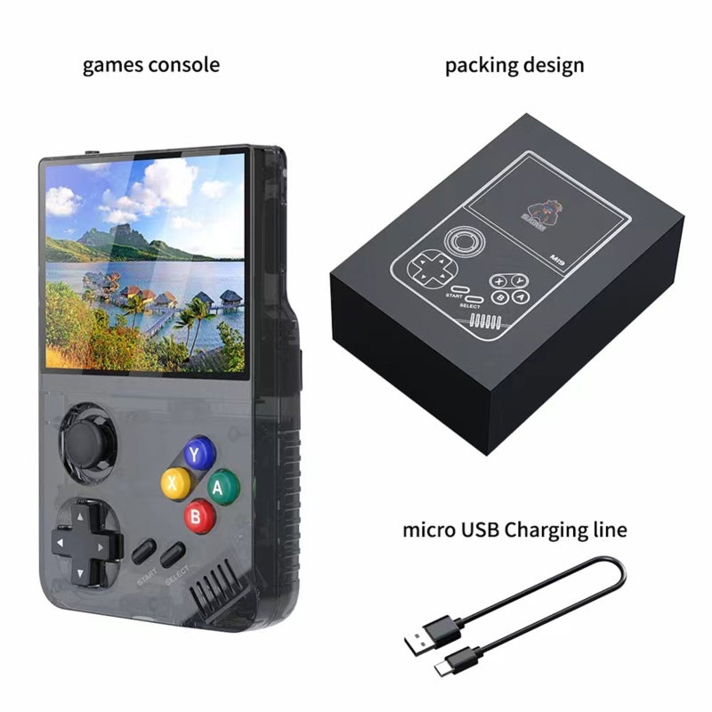 Handheld Game Console 128G Pocket-Sized Gaming Powerhouse - Crisp Clear Visuals Retro Game Console for On-the-Go Gaming Enthusiasts & Retro Gaming Fans - Image 2