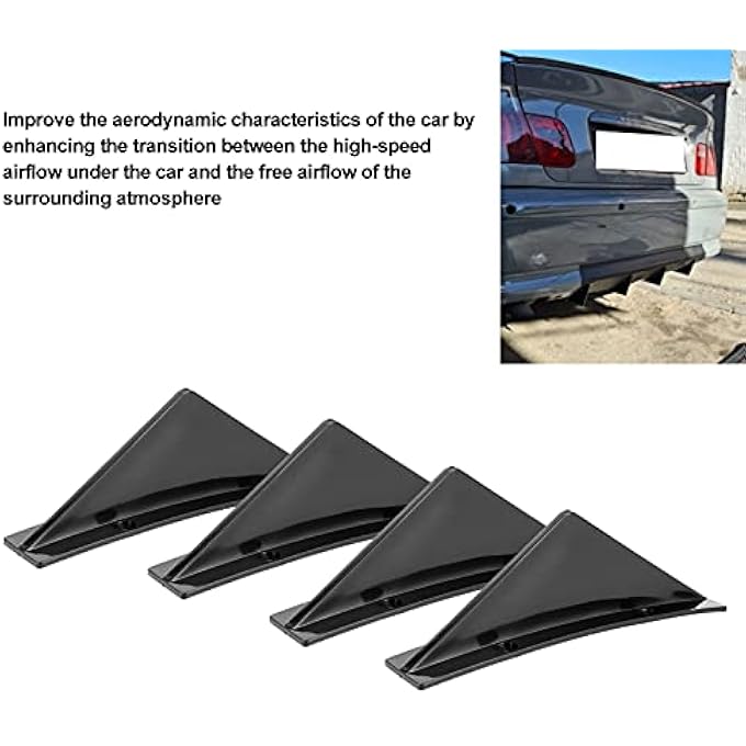 Phefop ABS LIBO SPOILER BAMPERGER BLUNGER BLOCO GLOSSE with Screw Screw to Improve the Aerodynamic Characteristics of All Vehicles - Image 3