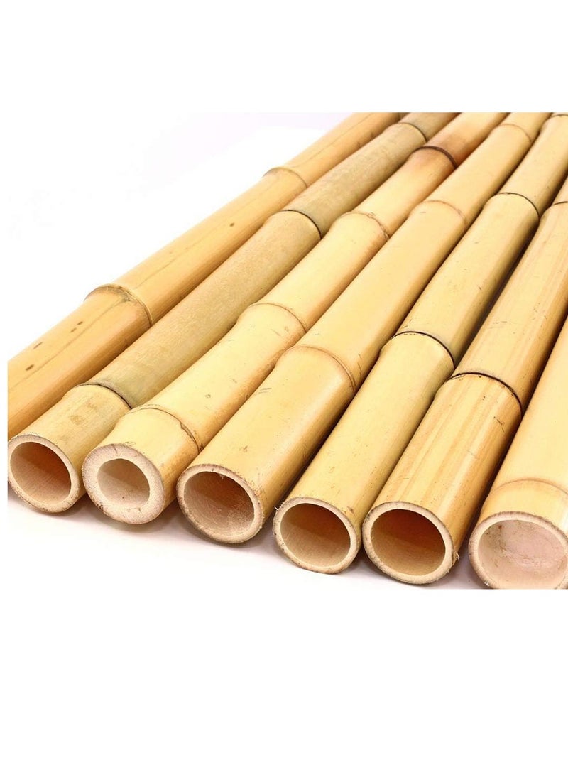 Generic 5PCS Natural Bamboo Poles for Gardening – Plant Support Stakes 60cm, 100cm, 120cm | Strong & Durable Bamboo Sticks for Indoors & Outdoors | Eco-Friendly Bamboo Garden Poles for Plants & DIY Projects  - Image 2