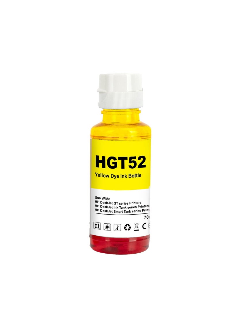 NexNova HGT53 135ml GT52 70ml for HP Printer DeskJet Smart GT Tank (All-Pack of 4) - Image 2