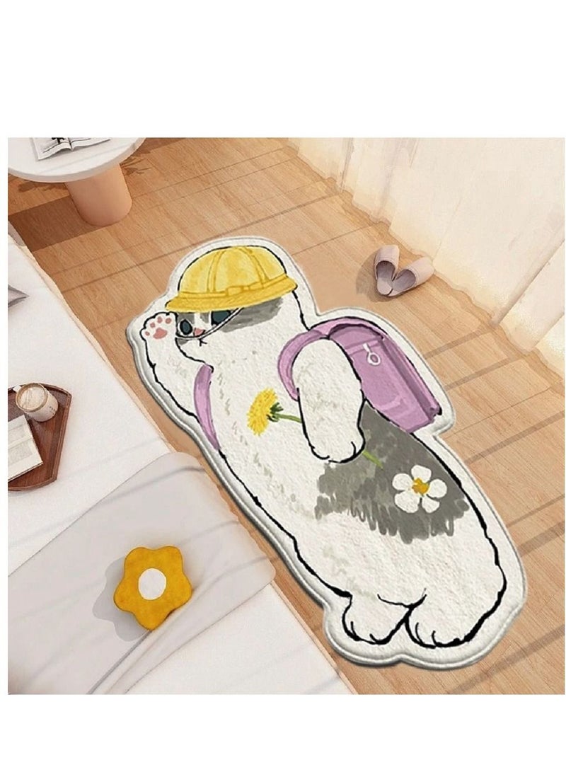 هاي هومي سجادة أرضية على شكل قطة كارتون - Image 1