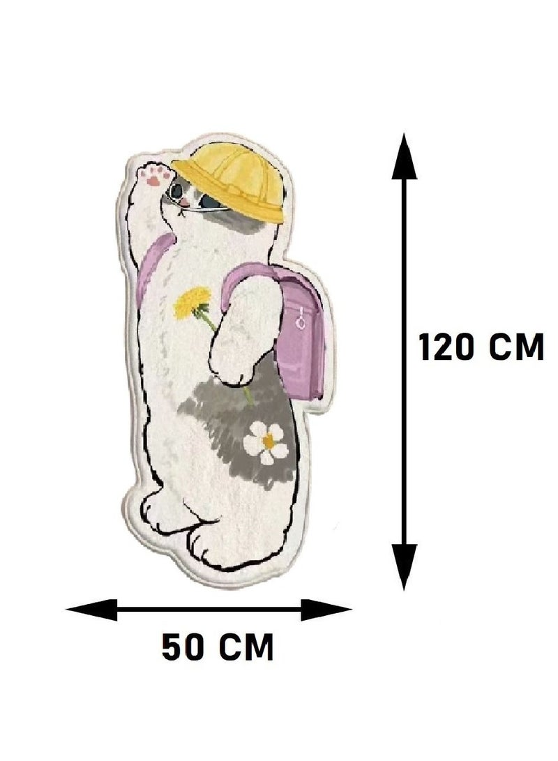 هاي هومي سجادة أرضية على شكل قطة كارتون - Image 3