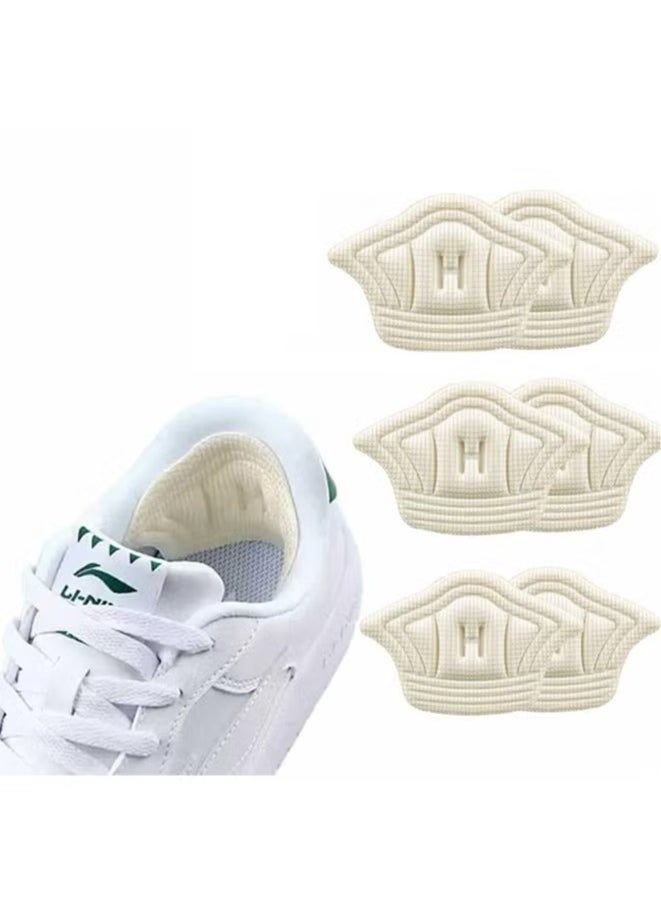 Generic Back of Heel Cushion Inserts, Insole Patch Sport Shoes Heel Sticker, Adhesive Heel Guards Liners for Sneaker, Improve Shoe Fit (Beige)  - Image 1