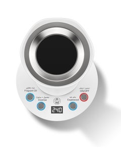 Al Saif Electric Chala Incense Burner, Three Different Programs, Ceramic Heating Base, Cool Handle, White, Electric 350W  - Image 3